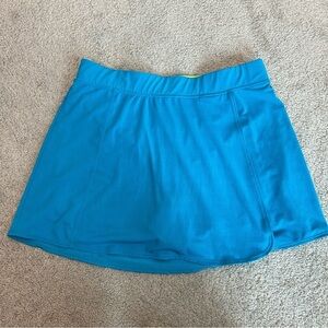 Blue golf tennis wrap skort skirt Sz M